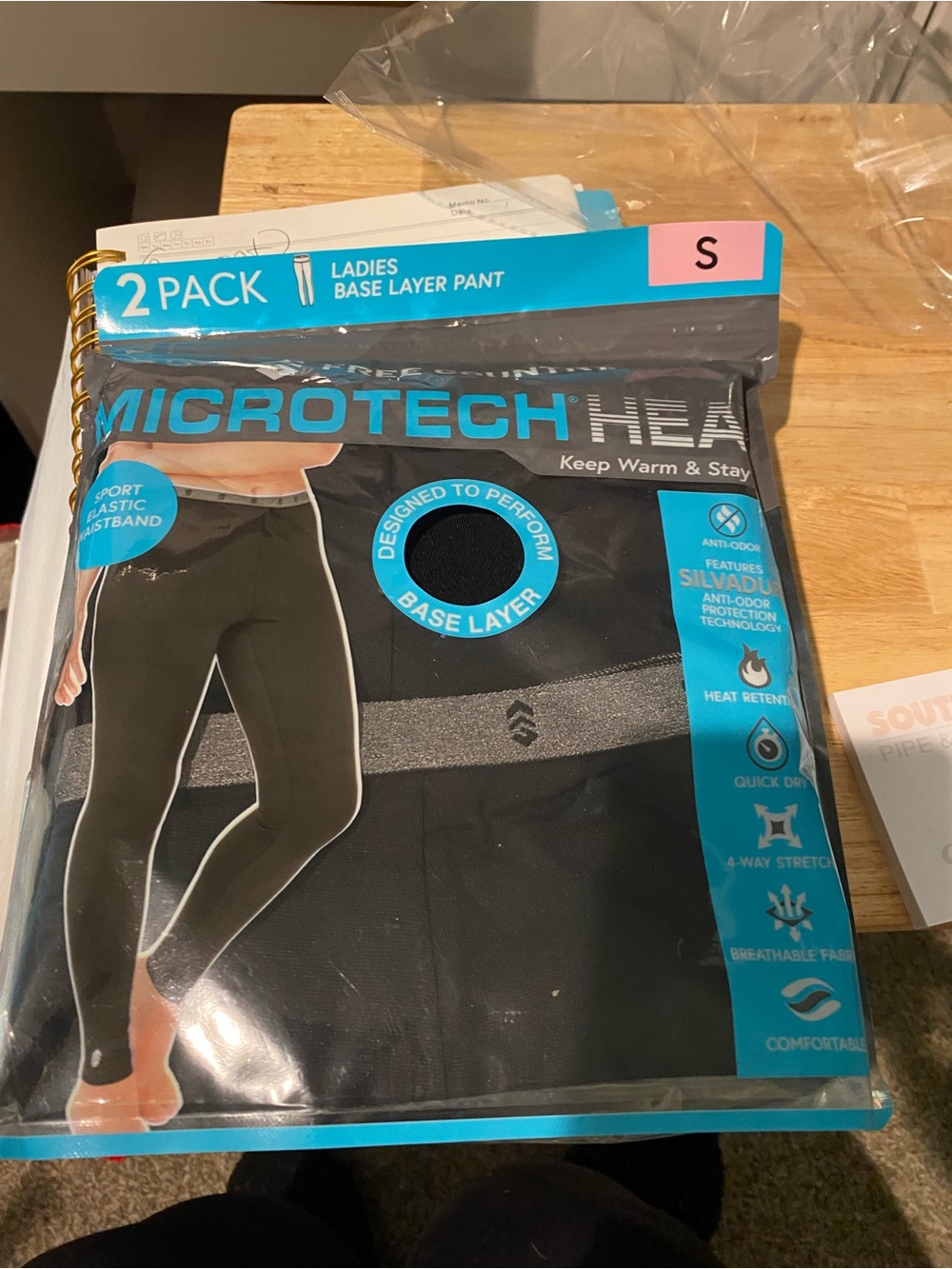 Microtech Heat Ladies Base Layer Pant - Black (Size S)